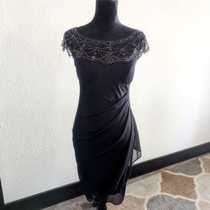 dj jazz cap sleeve beaded neck sheath dress Jaz Dresses for Sale up to 90% Off: Poshmark Color:Violet Blue sleeve for a polished pin up style MARINE STRIPE BLUE BURGUNDY